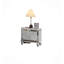 Classic Luxury Look 1Pc Table de chevet en bois avec tiroirs et miroir