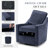 Charitini Big & Tall Removable Wide Swivel Accent Chair, Full Back Upholstered Fabric Lounge Chair, 360° Rotation, Modern Living Room Accent Chair-263969503