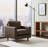 Alyvia 34" Brown Top Grain Leather Square Arm Accent Chair