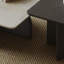 Ensemble de tables basses 2 pièces de style minimaliste