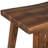 Solid Wood Rustic 3-Piece 45" Stationary Kitchen Island Set With 2 Seatings, Rubber Wood Butcher Block Dining Table Set Prep Table Set With 2 Open Shelves For Small Places