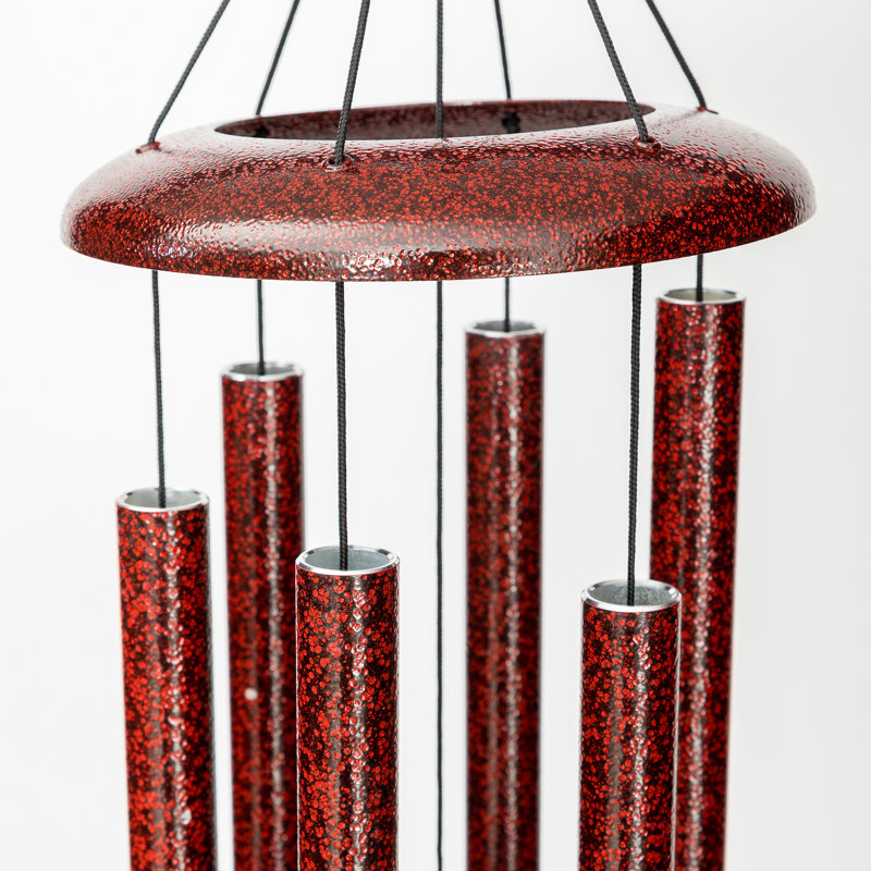 Ruby Splash 30" Aluminum Wind Chime for Patio and Garden