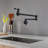 Modern retractable kitchen faucet
