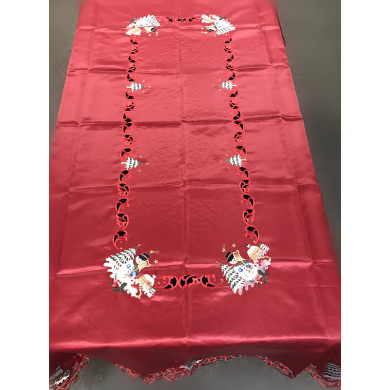 Nappe de Noël Cedres, L 104 po x l 68 po