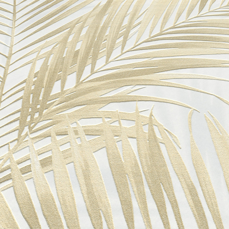 Papier peint Calvado Palm, Beige