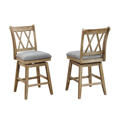 Defant Swivel Pub Chairs Set Of 2