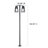 Aria Solar Post Light Double Head