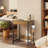 Small Writing Desk with 1 Drawer and 2 Hooks Corner Computer Table Desk for Office, Bedroom, Brown-349634931