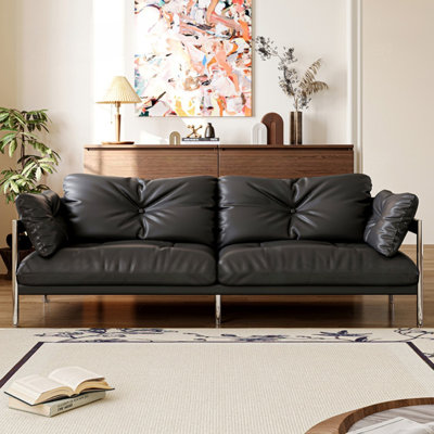 Minimalist Bauhaus Black Sofa
