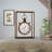 Canete Traditional Analog Quartz movement / Crystal Clock in Brass