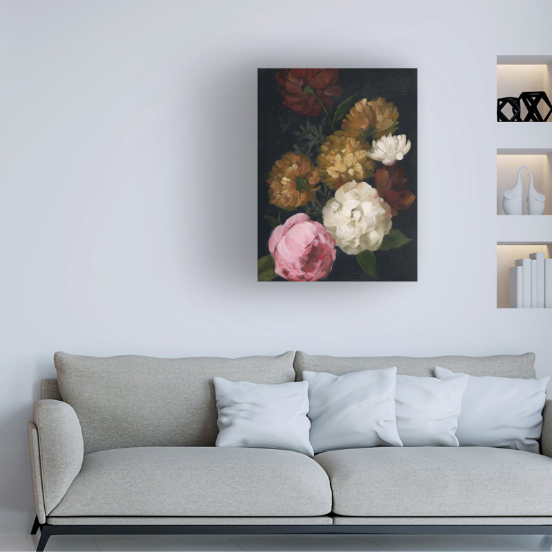 «Bouquet Eclipse II» deologia «Bachelor» par Grace Popp sur toile, H 32 po x l 24 po