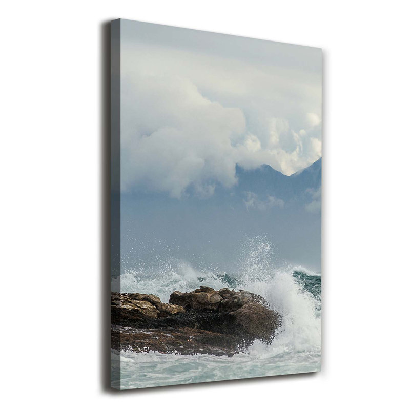 Rough Sea - Wrapped Canvas Print