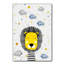 Tapis jaune en coton à imprimé cachemire Shawna-1726817690