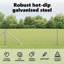 Fence Posts Manual 7 Pcs Galvanised Steel-2133237151-2133237138