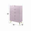 Coffre Gaines rose brillant
