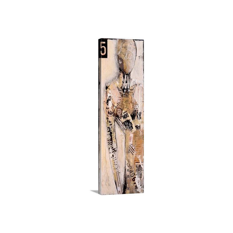 «Urban V» par Frisco, impression, H 36 po x l 12 po x P 1,5 po, Toile