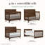 Lit de bébé 4-en-1 Evolur Loft Antilia Mid-Century-116669245