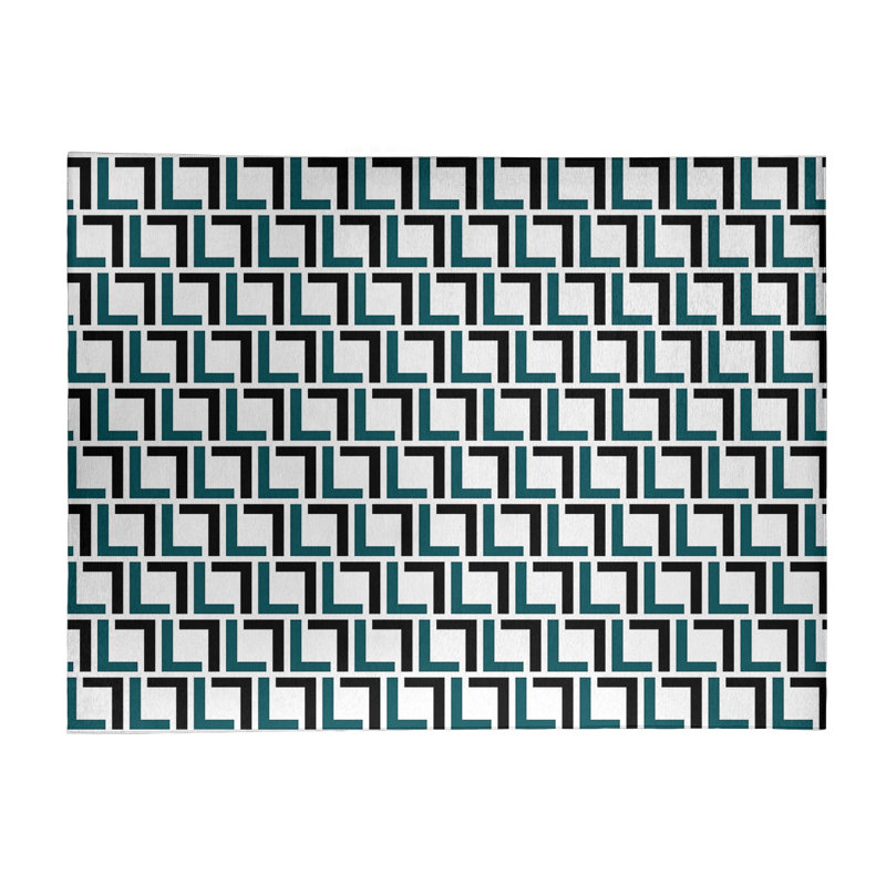 Geometric Indoor Rug, Rectangle 8' x 10'