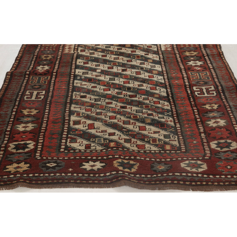 One-of-a-Kind Runner 3'5" X 9'8" Hand Knotted Area Rug