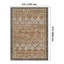 Grand tapis 9 x 12 pi tapis antidérapant et résistant aux déchirures rétro brun vert-802169210