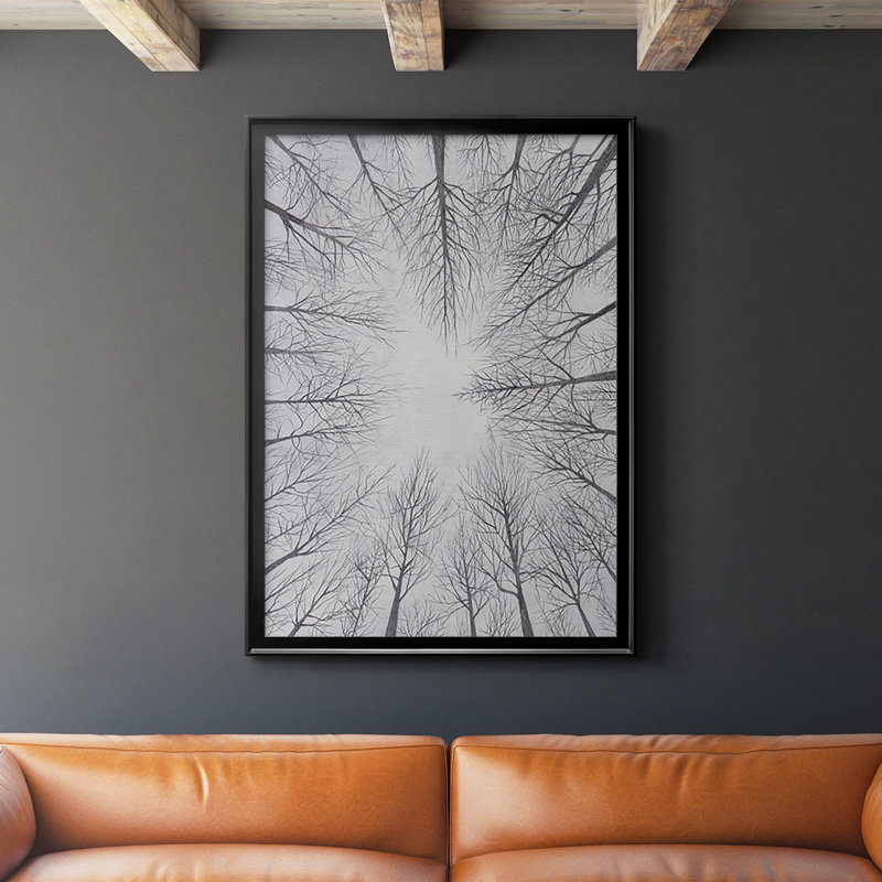 " Deciduous Canopy I ", 42.5" H x 30.5" W x 1" D, Black