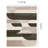 Mentko Modern Green Cream Low-Pile High-Traffic Area Rug-681892094
