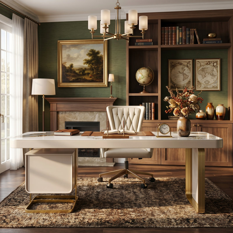 Bureau double 70,87 po Modern