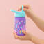 Bouteille d'eau isotherme en acier inoxydable pour enfant JoyJolt 12 oz avec paille et couvercle, mer