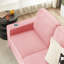Canapé 84 po à 3 places Snowfleece 84 po, rose comprimé moderne-1991179244