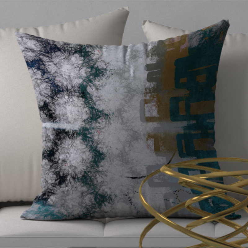 Housse de coussin carrée/insert, 20 po x 20 po