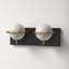Bertram 2 Light Frosted Dimmable Vanity Light