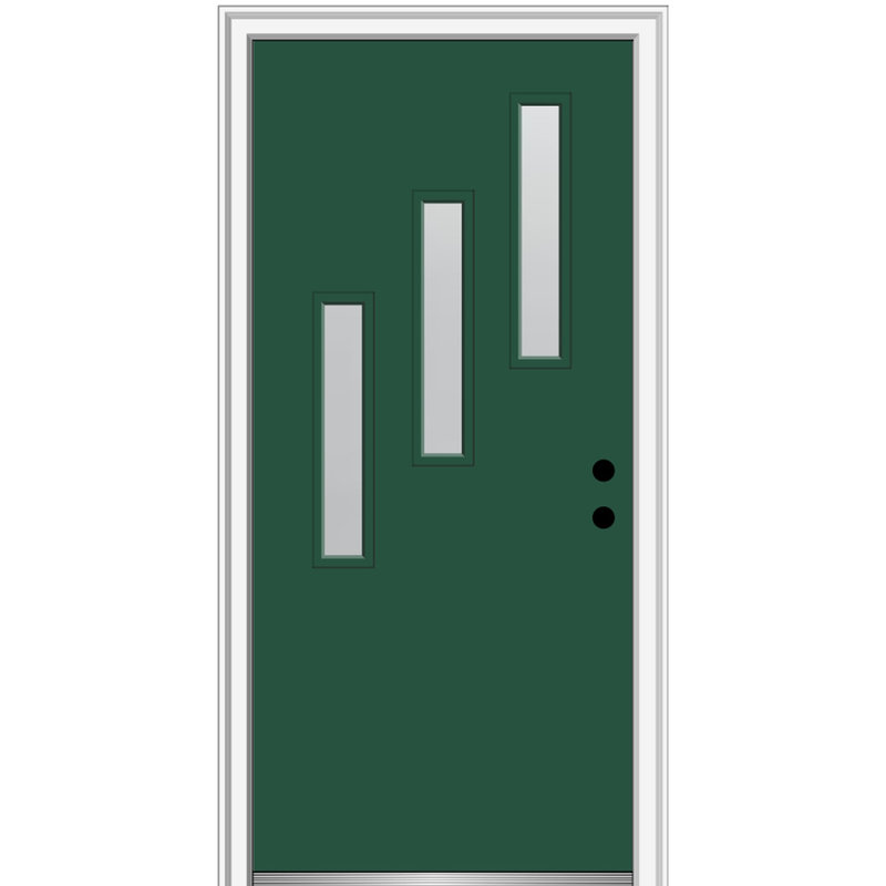 Porte d'entrée avant en fibre de verre Spotlight Spotlight, Ouverture vers la gauche, H 80 po x l 32 po x P 1,75 po