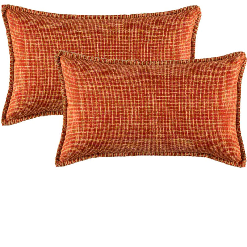 Linen Pillow Cover, Orange