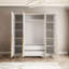 4 Door Manufactured Wood Wardrobe-1289129110