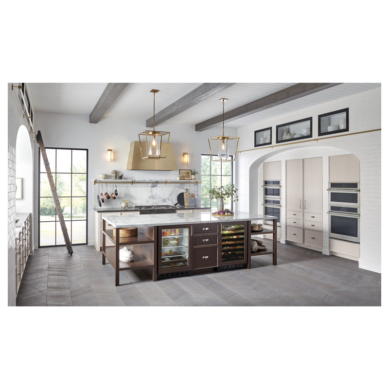 Monogram Premium Column Pair: 36" W Freezer Column + 24" W Refrigerator Column, Panel Ready, No