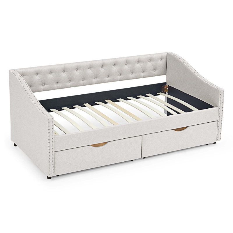 Nerland Upholstered Daybed, Twin, Beige