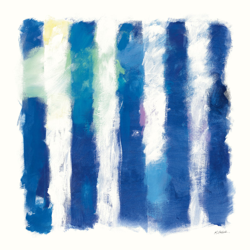 Rhythm And Hue On White by Mike Schick - Wrapped Canvas Art Prints, 30cm H x 30cm W x 3.8cm D
