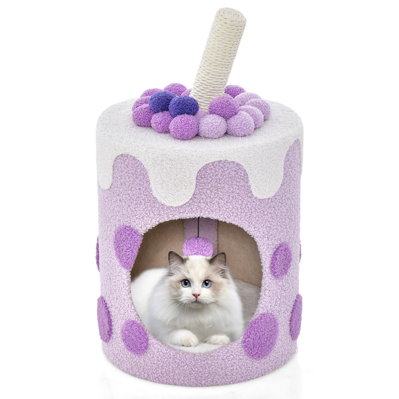 Lit pour animal de compagnie Deshuan, Mauve