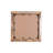Imogen Solid Wood Framed Wall Mounted Accent Mirror in Brown