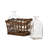 Coastal Cottage Glass Table Vase - Set of 2