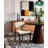 Riccio Vegan Leather Upholstered Dining Side Chair-1756742502-1756742498