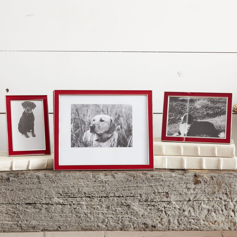 Cadre photo Strathcona, 4 po x 6 po, Rouge