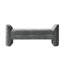 Banc rembourré en tissu 57 po Elizabeth-1698964365