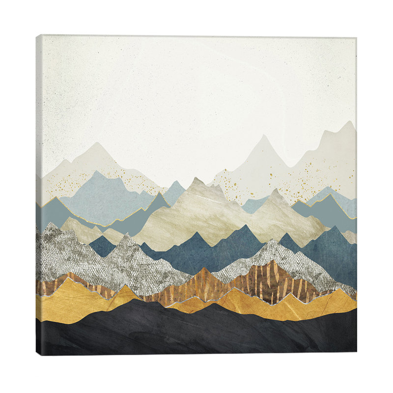 Distant Peaks by SpaceFrog Designs - Wrapped Canvas Print, 93.98 cm H x 93.98 cm W x 1.91 cm D