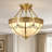 4 - Light Dome Chandelier Dimmable