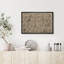 Troupeau de chevaux au galop, croquis rétro, art abstrait beige, décor neutre minimaliste, art mural moderne-102832995-102832997