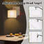  Lampe sur pied arc sans soudure lavande haute lampe moderne sur pied DEL réglable en lin 3 températures