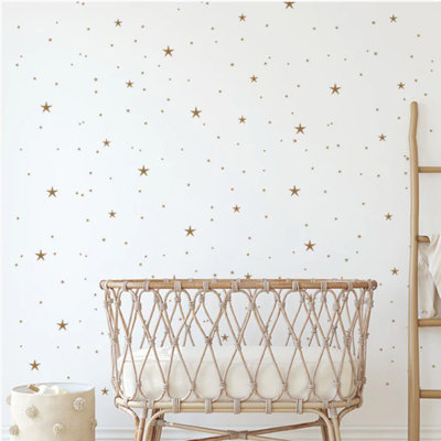 Adhésif décoratif étoiles scintillantes