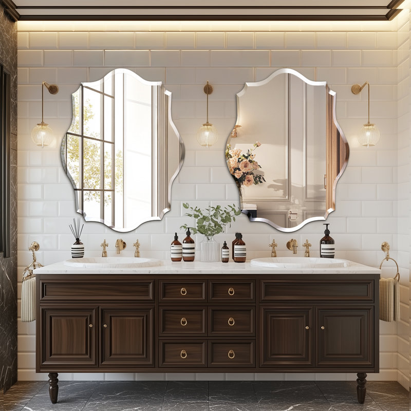 Miroir de salle de bain sans cadre, H 31,50 po x l 24 po