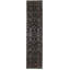 Hand-Knotted High-Quality Black and Gold Runner